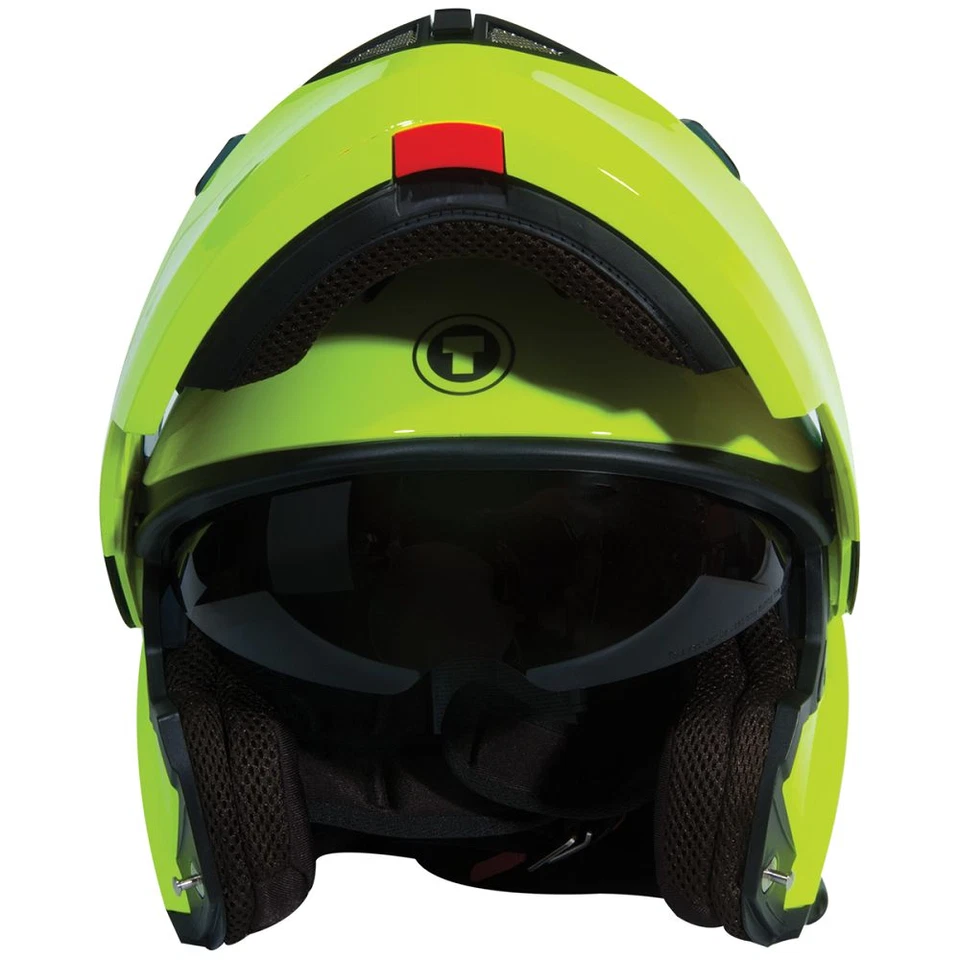TORC T27B Bluetooth Modular Flip Up Motorcycle Helmet - DOT ECE - Dual Visor MP3 - Image 4 of 4