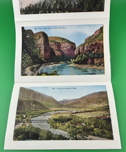 Vintage Scenes Along The Rio Grande Fold Out Postcards Postmarked Denver 1923 - Picture 18 of 19