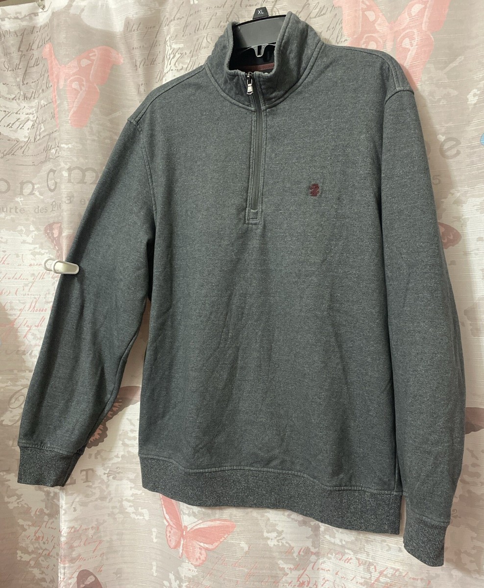 IZOD PULL RAYURES QUART DE ZIP HOMME
