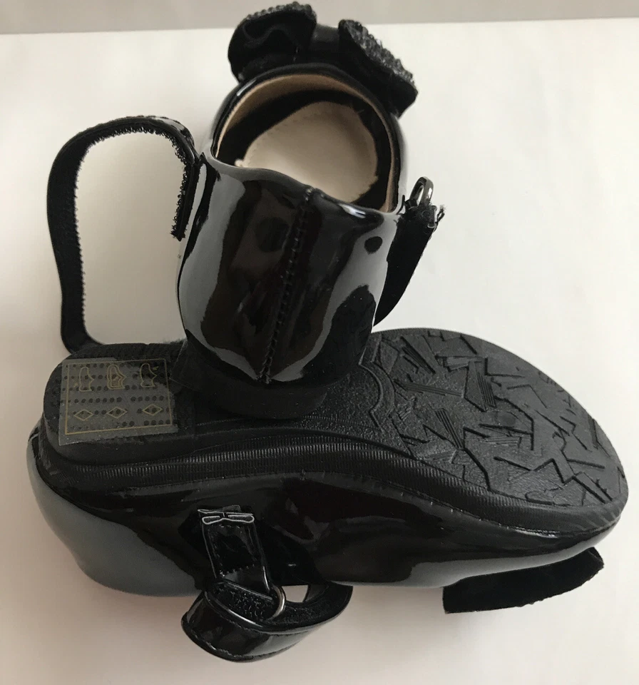 Bailarina Laura Ashley niña pequeña talla plana 5 6 7 8 9 10 nueva con caja Foto 4 de 4