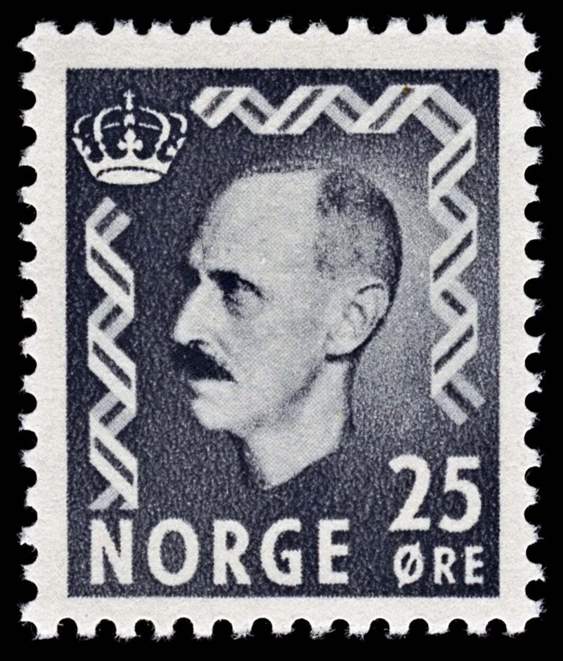 4309 Norway SG419 25 Ore Grey. 1951. Sc#322 Mi359 MNH Mint. C£27 — 第 2/4 张图片