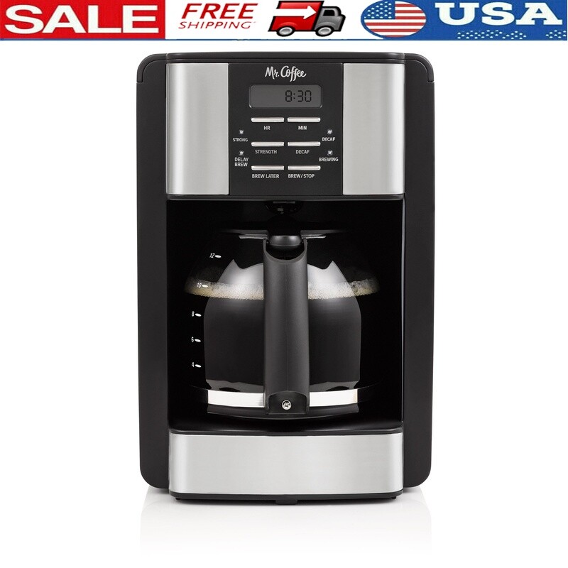 12-cup 3-way Brewing System Auto Shutoff Delay Brew Us