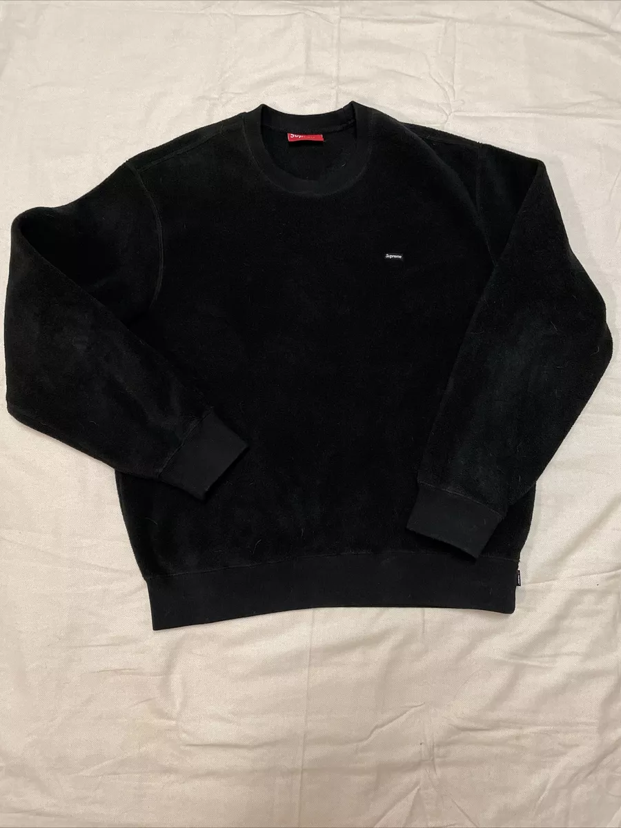 Supreme Polartec Small Box logo Crewneck Size Medium