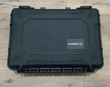 Condition 18" Medium Hard Case Waterproof, Dustproof, TSA- precut foam, black