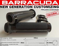 BARRACUDA COPPIA MANOPOLE RACING SUPERGRIP ALLUMINIO NERE