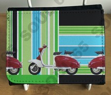 Mens Scooter Wallet, Mod Wallet, Northern Soul Wallet, LI Lambretta Scooter
