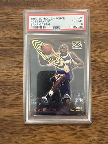 1997 Skybox Z-Force Kobe Bryant Star Gazing SP PSA PSA 6 RARE Low Pop - 第 1/2 張圖片