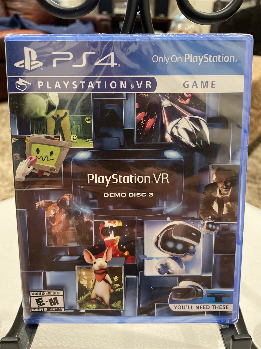 Sony PlayStation VR Demo Disc Brand New! FACTORY SEALED! Mint