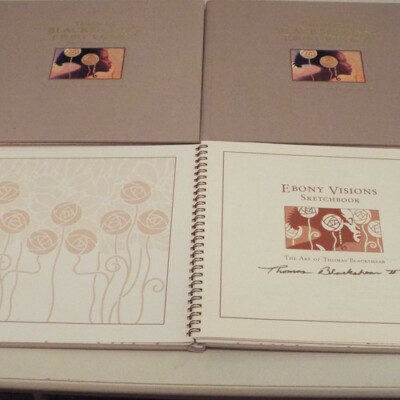 THOMAS BLACKSHEAR'S EBONY VISIONS -- ''EBONY VISIONS SKETCH BOOK'' -- SIGNED