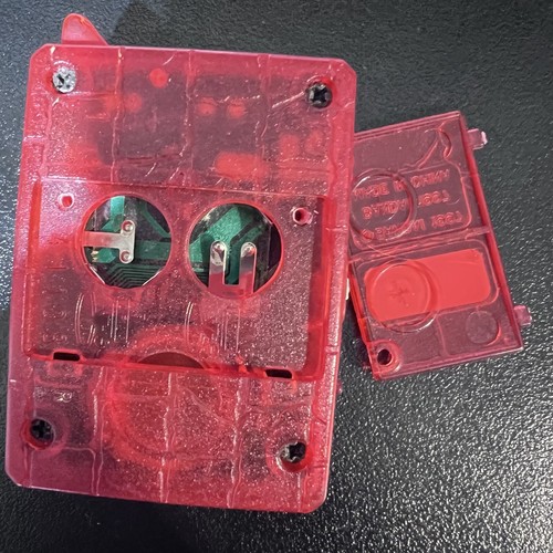 Digimon Virtual Pet 1997 Red Translucent Vintage Tested Working - Picture 4 of 13