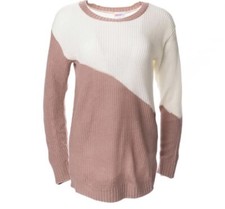 Small LULAROE MARIAH KNIT SWEATER Pink /Ivory Fits 6/8