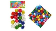 Art & Craft POM POM Kit Mix Foam Felt Kids Children Home School Fun Activity UK