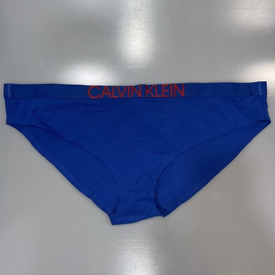 Calvin Klein Women's Blue Briefs Underwear, 3X