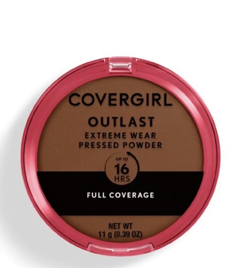 COVERGIRL Outlast Extreme Wear Pressed Powder, 880 Cappuccino, 0.38 oz, Full - Image 2 of 4
