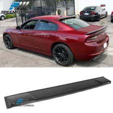 Fits 11-23 Dodge Charger Unpainted Matte Black PP Roof Spoiler Wing