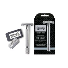 Wilkinson Sword Double Edge Safety Shaving Razor Butterfly Twist open W 5 Blades