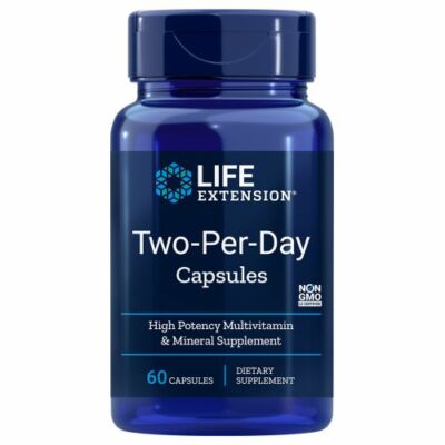 Two Per Day Multivitamin 60 Caps By Life Extension