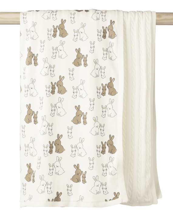 Baby Boy New Gymboree Bunny Rabbit Baby Blanket