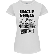 Onkel & Nichte Freunde fürs Leben lustiger Tag Damen T-Shirt zierlich geschnitten