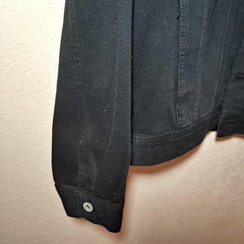 Marine Machine Embroidered Custom Denim Jacket Size Medium - Picture 8 of 12