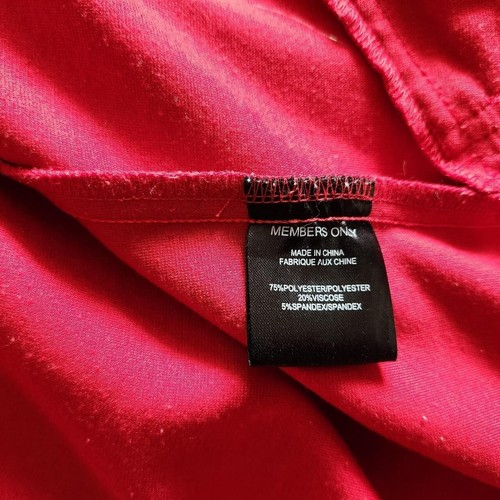 MEMBERS ONLY Damen Bomberjacke Anfang der 2000er Jahre rot/creme. Gr. Small. - Bild 8 von 8