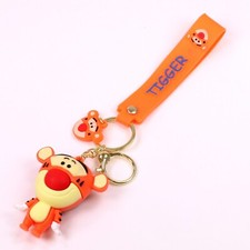 Disney Cartoon Tigger Pendant Car Keychain Keyring Phone Bag Ornament Jewelry