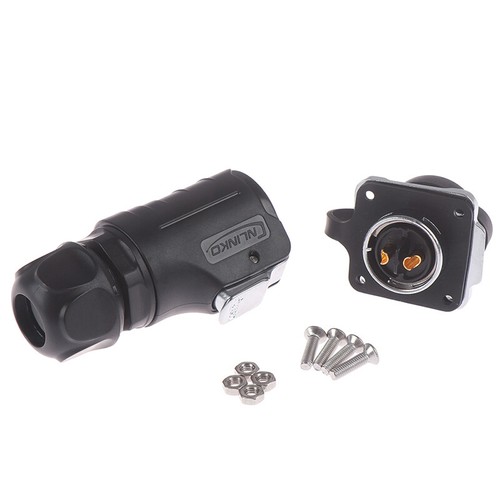500V 12V / 24V IP67 round plug, socket, connector plug with cover waterproof\ - Picture 8 of 11