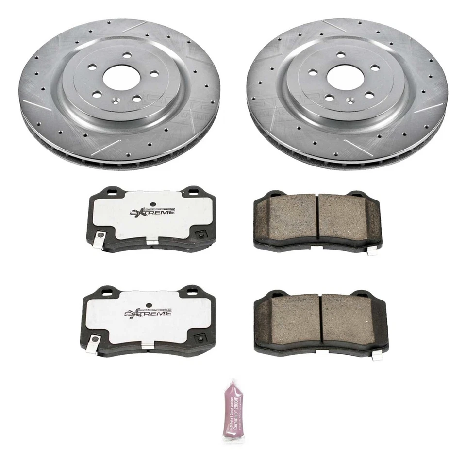Powerstop K3019-26 Rear Brake Disc and Pad Kit for 2010-2015 Chevrolet Camaro SS Foto 2 de 2