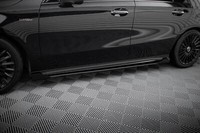 Street Pro Seitenschweller Ansatz + Flaps FüRamg A35 W177 FL Schwarz HeckschüRze