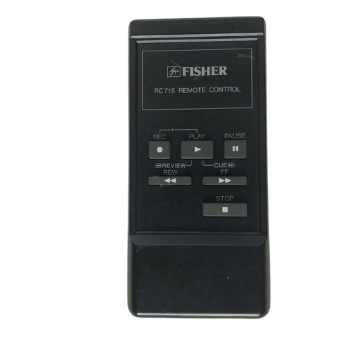 Genuine Fisher VCR Remote Control RC715 Tested Working