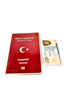 1 x Stk. Reisepasshülle Türkisch  Transparent Pasaport Kilifi Kılıfı 133mm/190mm