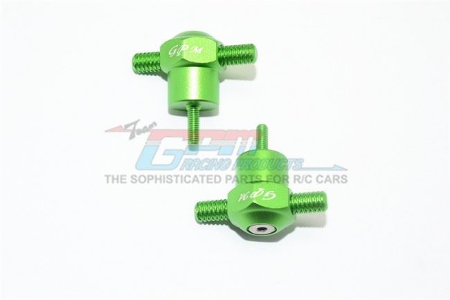 GPM Set Di Portaruota In Alluminio Posteriore Maggiorato Blu Trx X Maxx Xrt Accessori Per Modello Rc 49295711 - Foto 6