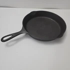 VICTOR GRISWOLD #8 Cast Iron Skillet Pan Full Marked 10"  Restored Has A Spin