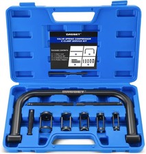 Valve Spring Compressor Tool Kit - C-clamp Set For Motorcycle Car Atv Repairs