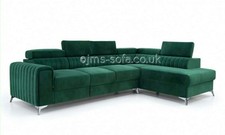Corner Sofa Bed LIAM XL -  fabric VELVET - Delivery 2 - 4 week, Cheapest in UK