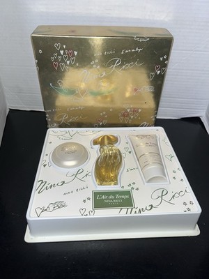 VTG Nina Ricci L'Air du Temps Perfume Gift Set New in Box