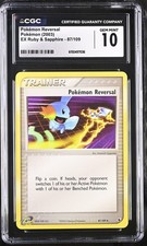 2003 EX Ruby & Sapphire Pokemon Pokémon Reversal CGC 10 87/109 on eBay