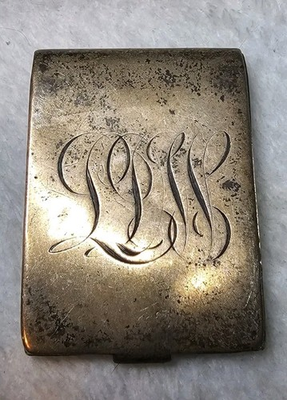#ad #ad 1904 Edwardian Sterling Silver Cigarette Case P.T. Mfg New York 38 Grams $169.99