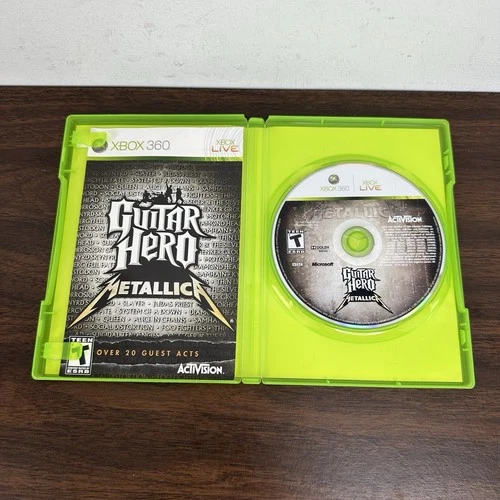 New ListingGuitar Hero: Metallica (Microsoft Xbox 360) CIB Complete Disc & Manual Tested