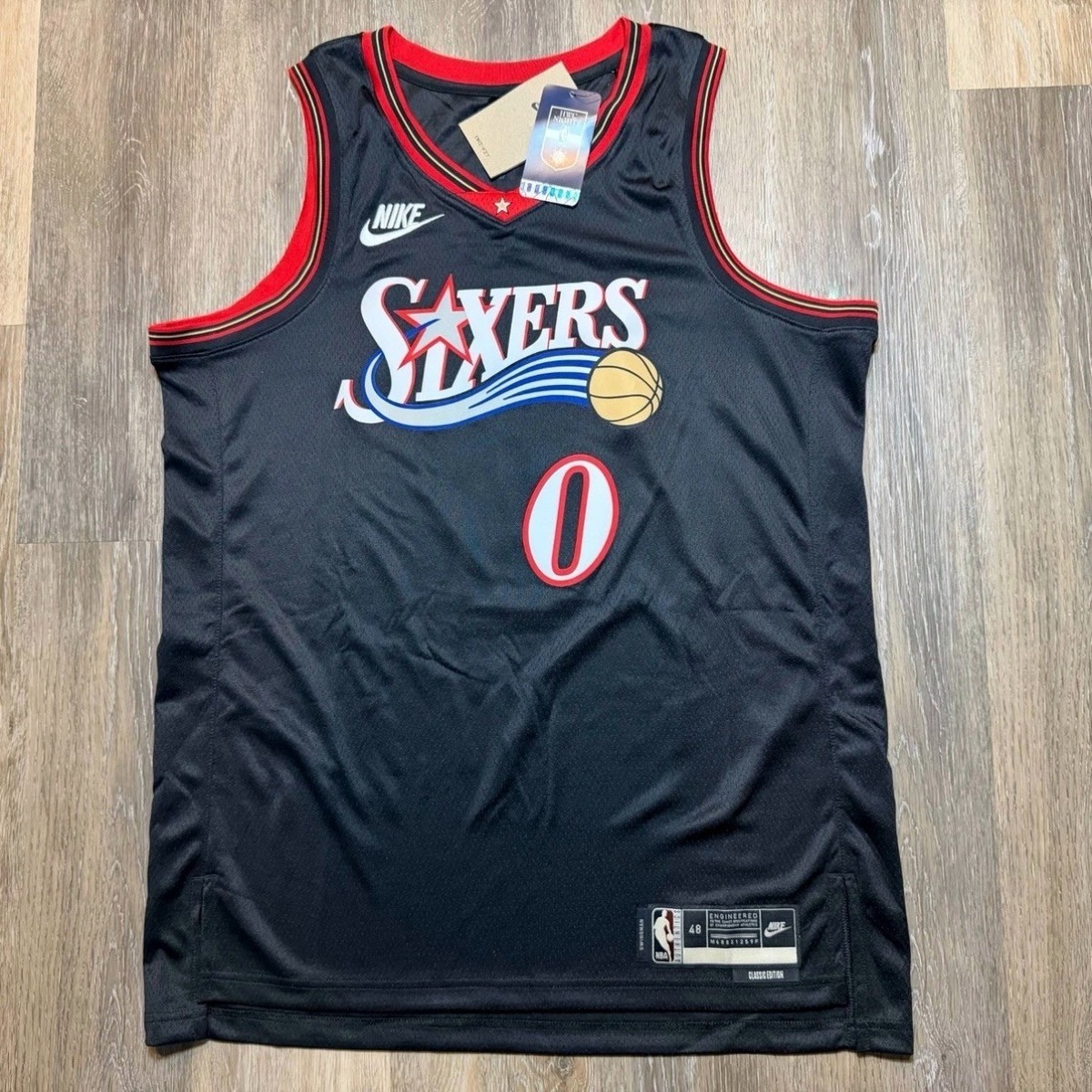 Nike Tyrese Maxey Philadelphia 76ers Swingman Jersey NBA Classic