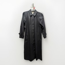 London Fog Mens Black Long Water Resistant Ra...