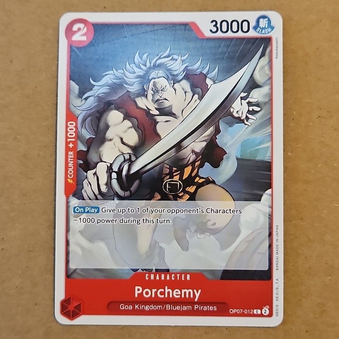 One Piece Porchemy (OP07-012/201) OP07 500 Years in the Future NM TCG CCG