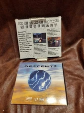 Descent 3 & Descent 3 Mercenary Expansion Pack PC Game Jewel Case Windows 95 98
