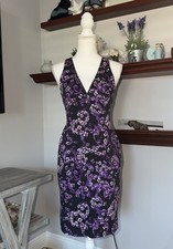 Vintage Designer Dress Gianna Versace Floral Vintage 90s Dress Made In Italy