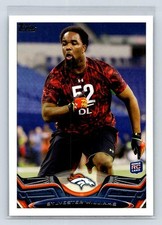 Sylvester Williams Rookie 2013 Topps #83 Denver Broncos RC 4-2