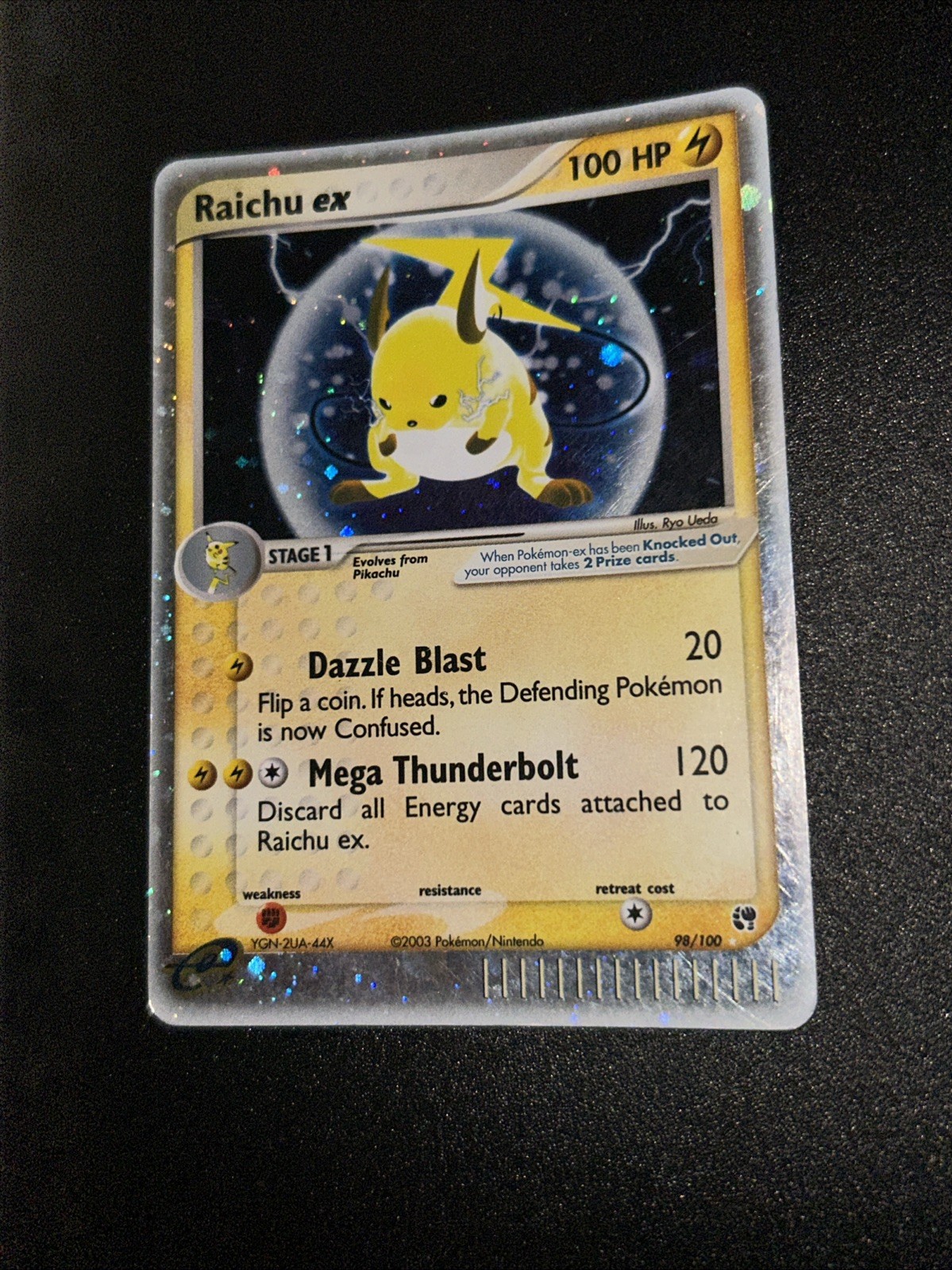 Raichu ex 98/100 Sandstorm Holo Excellent Pokemon Card !