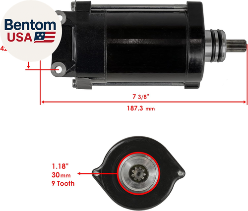 Starter and Drive Bendix Compatible with Sea Doo 950 Gsx Ltd GTX GTX Di Seadoo 9 - Picture 2 of 12