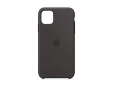 Apple - iPhone 11 Silicone Case - Black MWVU2ZM/A