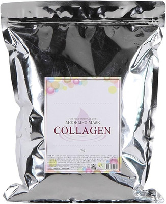 Anskin Collagen Modeling Mask Powder 2500Ml   Korean Rubber Face Mask for Hydrat
