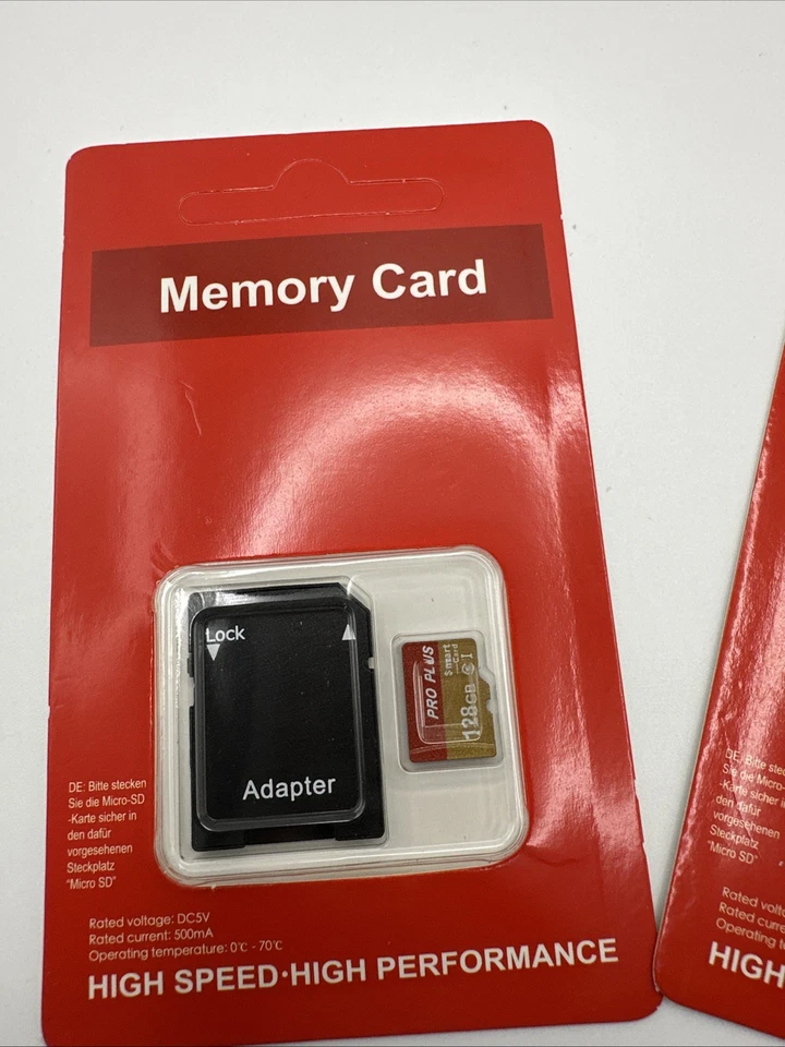 2 Micro SD Card 128MB SD Adapter high Speed High Performance - Image 2 of 4